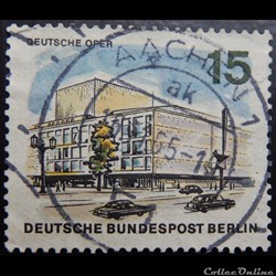 Allemagne Berlin 00231 Opéra Allemand 15pf de 1965