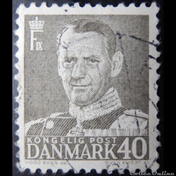 Danemark 00324 roi Frederik IX de 40ore de 1950