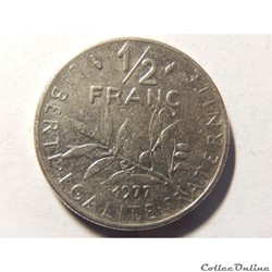 50 centimes Semeuse 1977