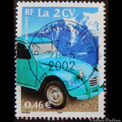 03474 Transports  La 2 CV  0.46€ de 2002