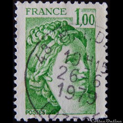 01973 Sabine 1 F00 vert de 1978