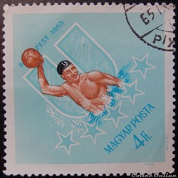 Hongrie 01762 water polo 4ft de 1965