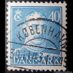 Danemark 00288 roi Christian X de 40ore de 1943