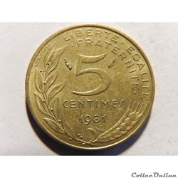5 centimes Marianne 1981
