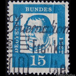 Allemagne RFA 00224 Martin Luther 15pf de 1961