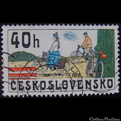 Tchécoslovaquie 02351 vélos 40 h de 1979