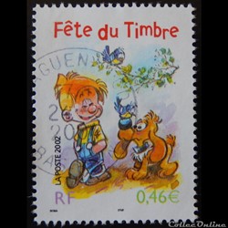 03467 Fête du timbre 2002 Boule et Bill 0.46€ de 2002