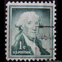 Etats Unis 00587 George Washington 1c de 1954