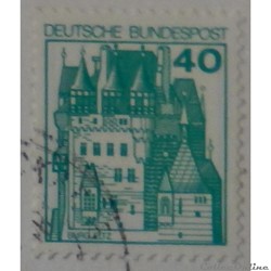 Allemagne RFA 00764 château de Eltz 40pf de 1977