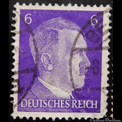 Allemagne Reich 00709 Adolf Hitler 6pf de 1941