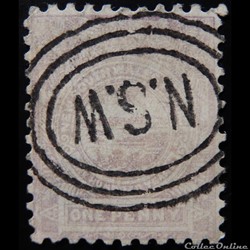 Australie New South Wales 00059  1penny de 1888 lilas