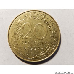 20 centimes Marianne 1997