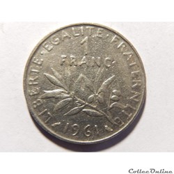 1 franc semeuse 1961
