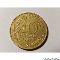 10 centimes Marianne 1980
