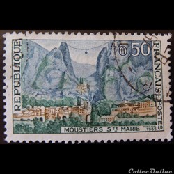01436 Moustiers Sainte Marie 0.50F de 1965