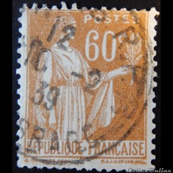 00364 Type Paix 3ème série 60c bistre