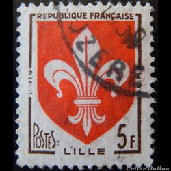 01186 Blason de Lille 5F