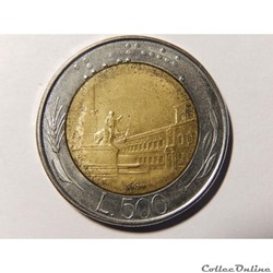 Italie, 500 lires 1984