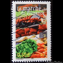 03647 La France à vivre Le marché de Provence 0.50€