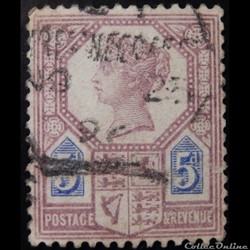 Royaume-Uni 00099 reine Victoria 5d de 1887