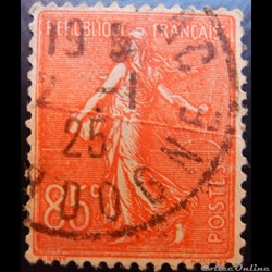 00204 Semeuse lignée 2ème série 85c rouge