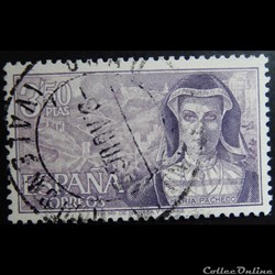 Espagne 01519 Maria Pacheco 3.50Ptas de 1968
