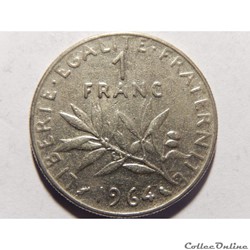1 franc semeuse 1964