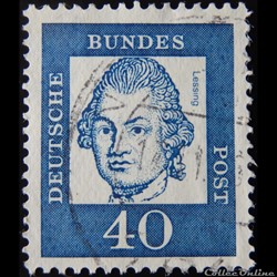 Allemagne RFA 00228 Gotthold Ephraim Lessing 40pf de 1961