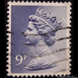 Royaume-Uni 00780 reine Elisabeth II 9p de 1976