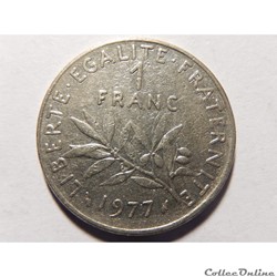 1 franc semeuse 1977