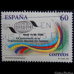 Espagne 02971 organisation mondiale du tourisme 60Ptas de 1995