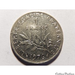 1 franc semeuse 1976