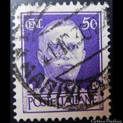 Italie 00232 roi Vittorio Emanuele III 50c de 1929