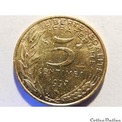 5 centimes Marianne 1997