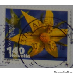 Suisse 02165 fleur de tomate 140cts de 2012