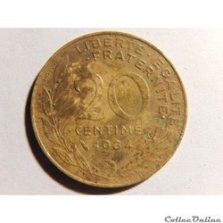 20 centimes Marianne 1984