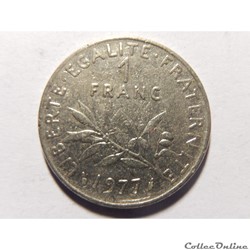 1 franc semeuse 1977