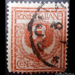 Italie 00065 armoiries Aigle 2c de 1901