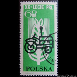 Pologne 01367 20ème anniversaire de la république Polonaise 60Gr de 1964