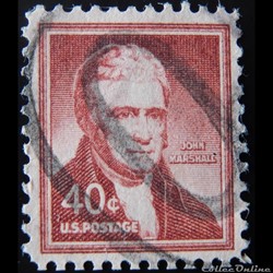 Etats Unis 00603 John Marshall 40c de 1955