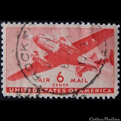 Etats Unis PA0026 avion bi-motorisé 6c de 1941