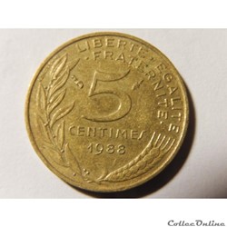 5 centimes Marianne 1988
