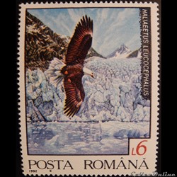 Roumanie 04033 Pygargue à tête blanche 6 Lei de 1992