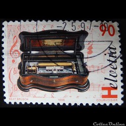 Suisse 01514 instrument de musique Eduard Jaccard 90cts de 1996