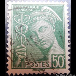 00414B Mercure 50c vert