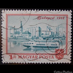 Hongrie 02266 vue de Budapest en 1972 1ft de 1972