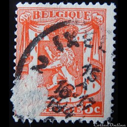 Belgique 00419 lion debout 5c de 1936