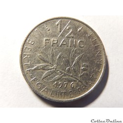 50 centimes Semeuse 1976