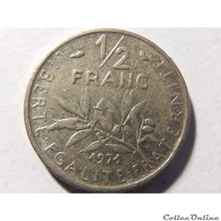 50 centimes Semeuse 1971