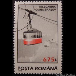 Roumanie 04248 Téléphérique de Brasov 675 Lei de 1995